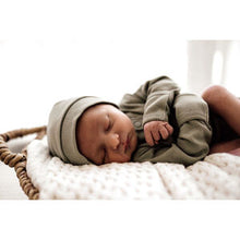 Load image into Gallery viewer, Dewkist Ribbed Knotted Beanie | Organic Baby Clothing
