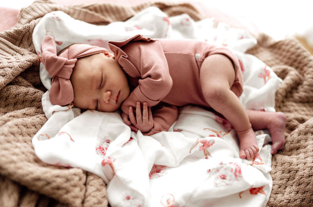 Rose Bodysuit | Organic Baby Clothing